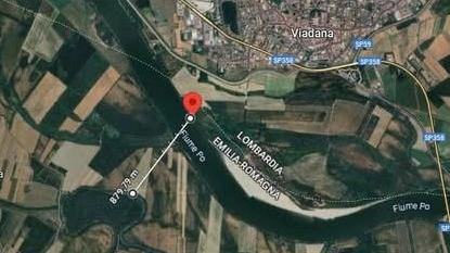 L'area del rinvenimento dell'ordigno