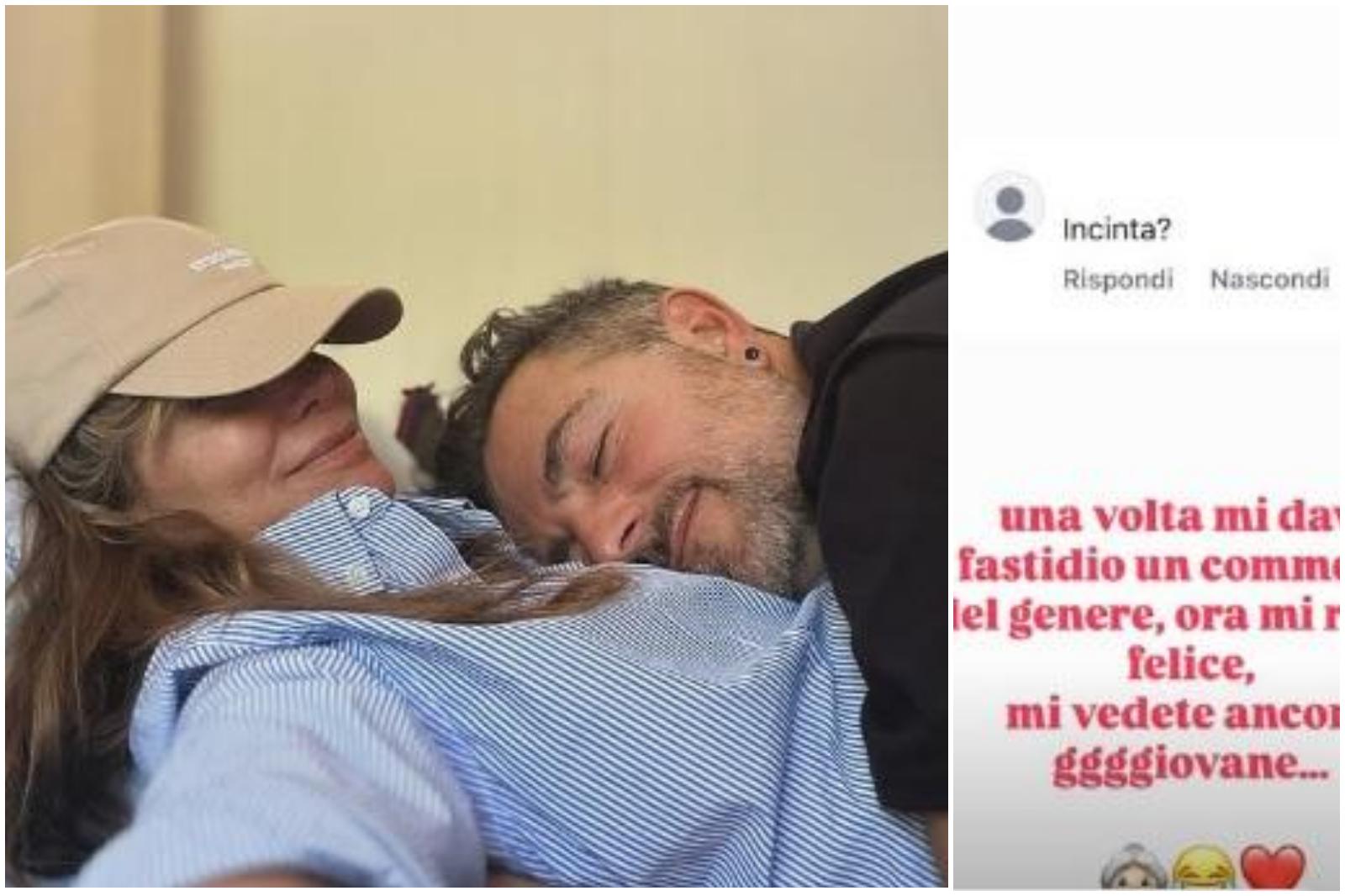 Filippa Lagerback e la foto romantica con Daniele Bossari per “la sorpresa più bella”. La risposta (ironica) al follower “invadente”