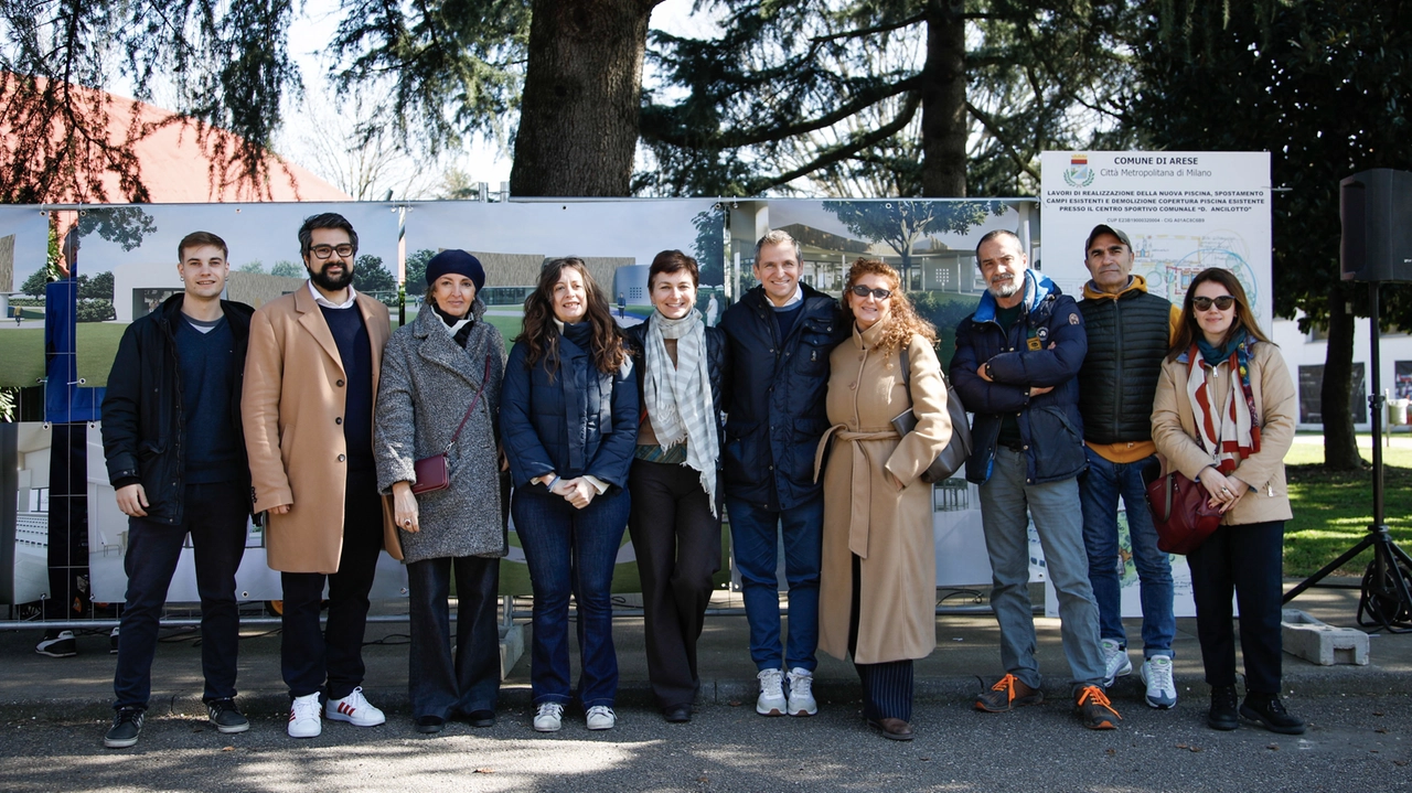 Arese, un sogno di 10 anni: piscina e campi da tennis. ""Benessere per la comunità" Arese, un sogno di 10 anni: piscina e campi da tennis. ""Benessere per la comunità"