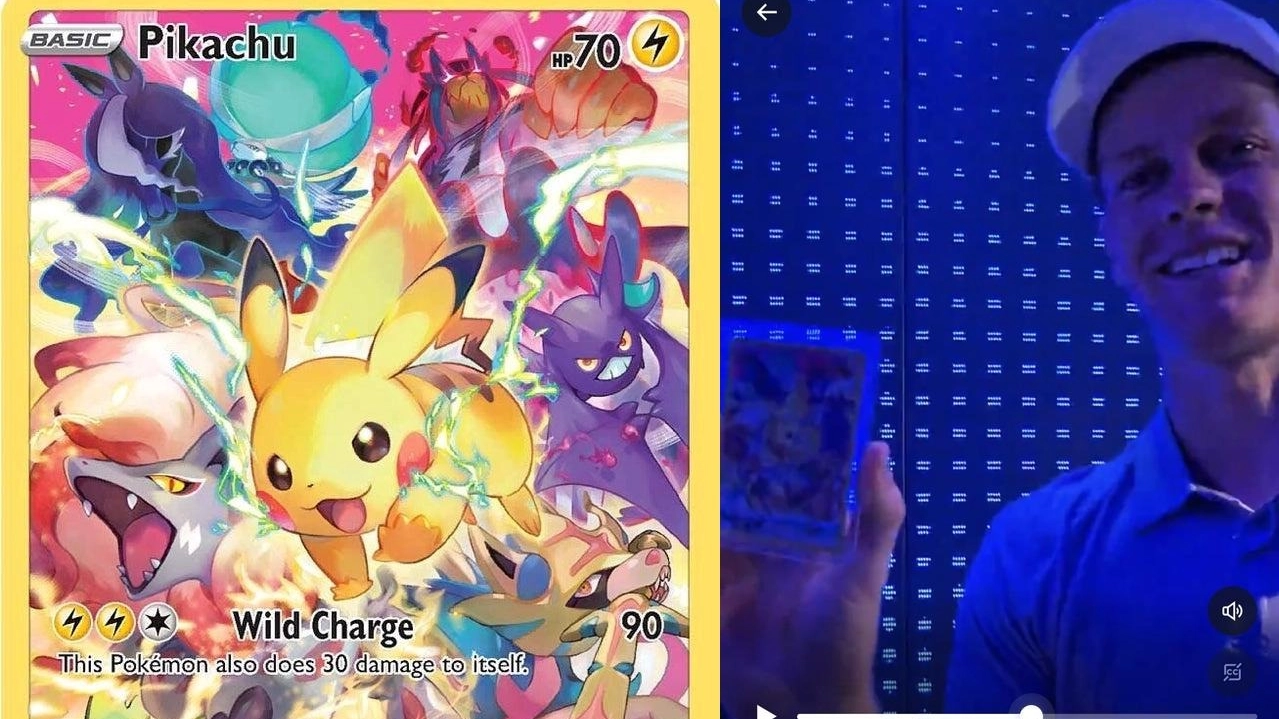 Sinner, la carta Pokémon regalata da Atmane: un Pikachu numerato, quanto vale