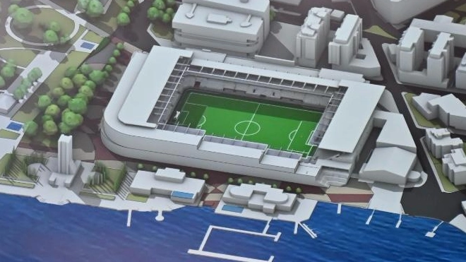 Il progetto del nuovo stadio di Como