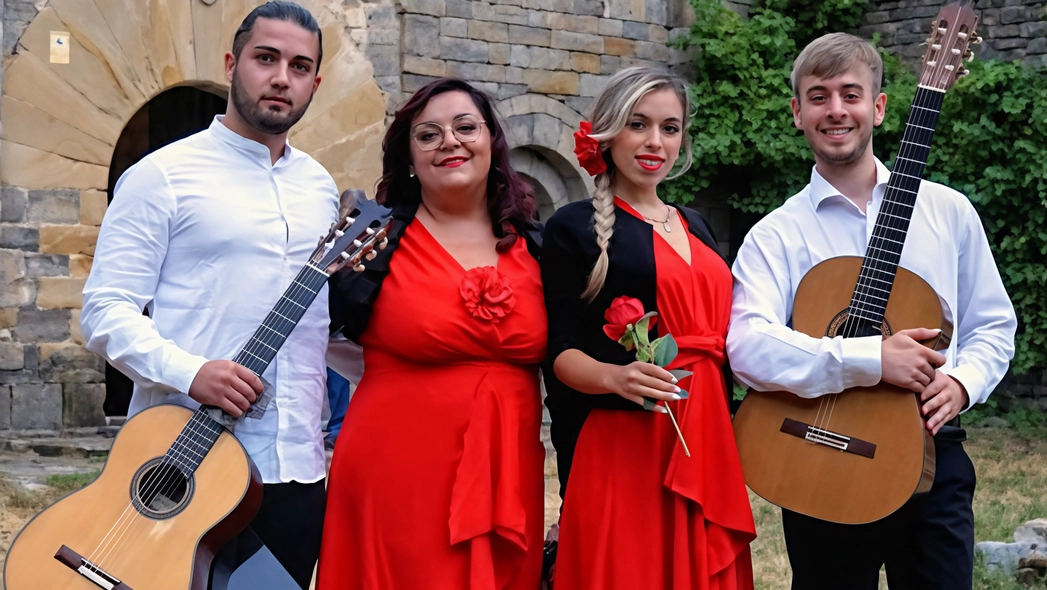 Il Mefitis Quartet: Pietro Cantisani, Tiziana Lobosco, Valeria Veltro e Gaetano Agoglia Il Mefitis Quartet: Pietro Cantisani, Tiziana Lobosco, Valeria Veltro e Gaetano Agoglia