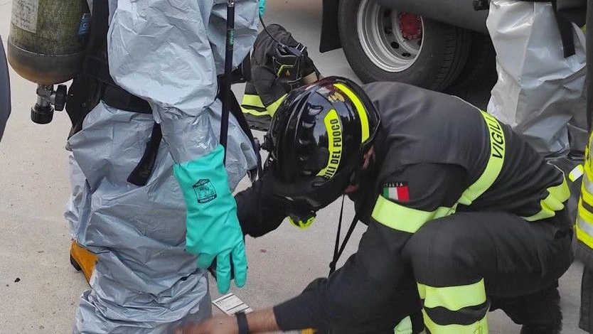 L'intervento dei vigili del fuoco a Uboldo L'intervento dei vigili del fuoco a Uboldo