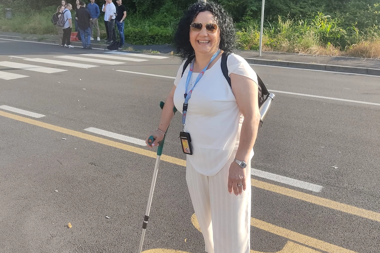 Nonostante le difficoltà Caterina ha sempre affrontato le sfide della vita con grinta