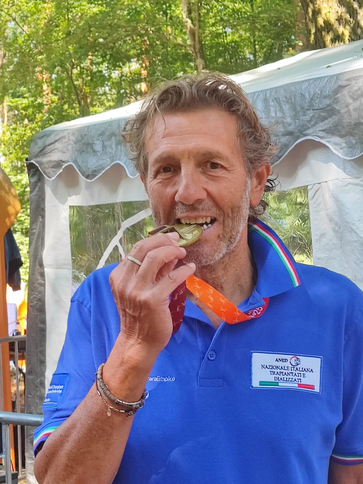 Ermanno Manenti, che impresa: tre medaglie iridate al Campionato di ciclismo per trapiantati