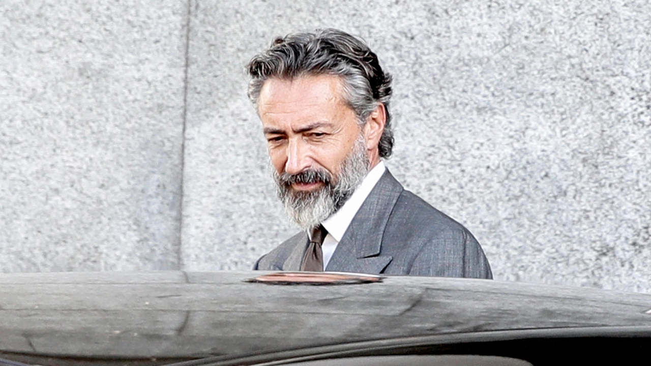 Manfredi Catella all’uscita dopo l’interrogatorio a palazzo di giustizia a Milano, 23 luglio 2025