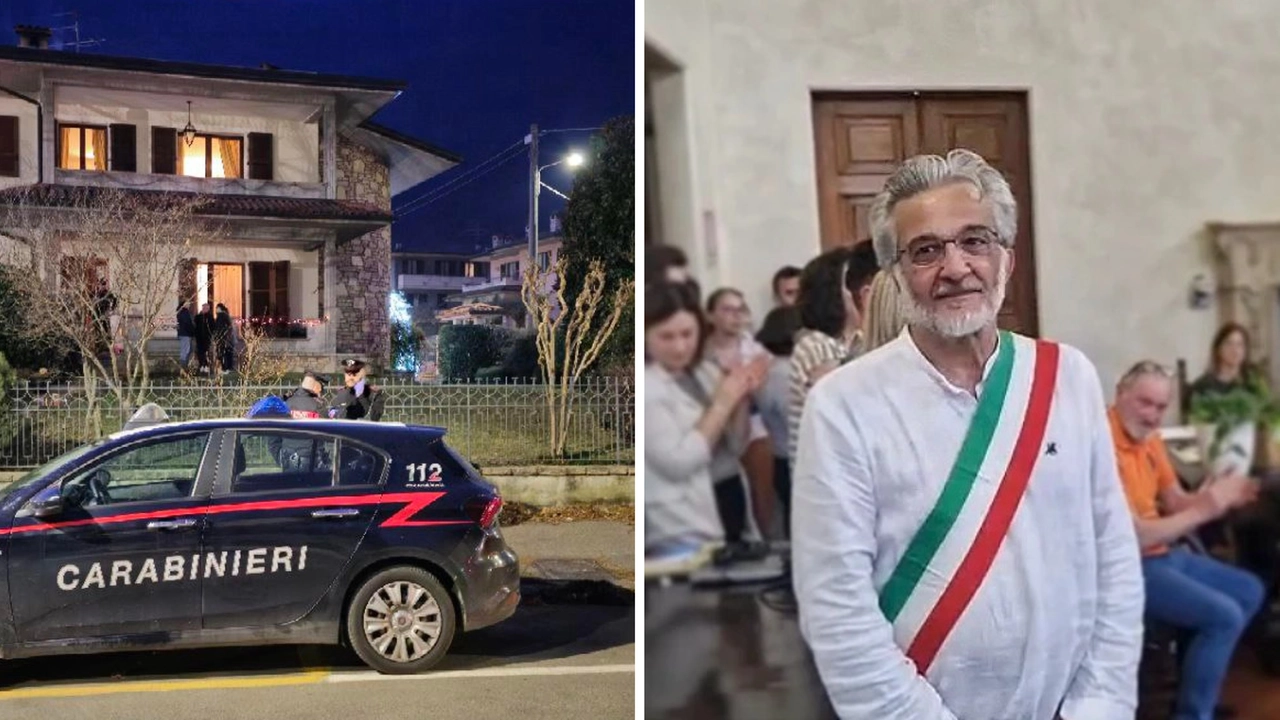 A sinistra, la villetta di Gardone Val Trompia dove la bimba è stata colpita dal colpo di pistola. A destra, il sindaco della cittadina, Giuliano Brunori A sinistra, la villetta di Gardone Val Trompia dove la bimba è stata colpita dal colpo di pistola. A destra, il sindaco della cittadina, Giuliano Brunori
