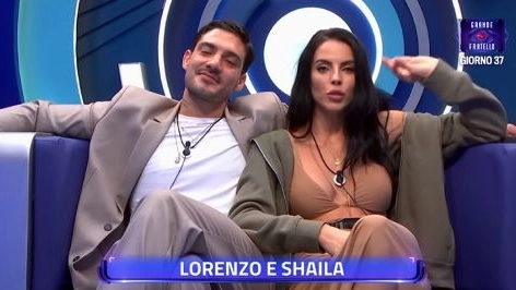 Lorenzo Spolverato e Shaila Gatta al Grande Hermano 8(rame video Instagram Shaila Gatta)
