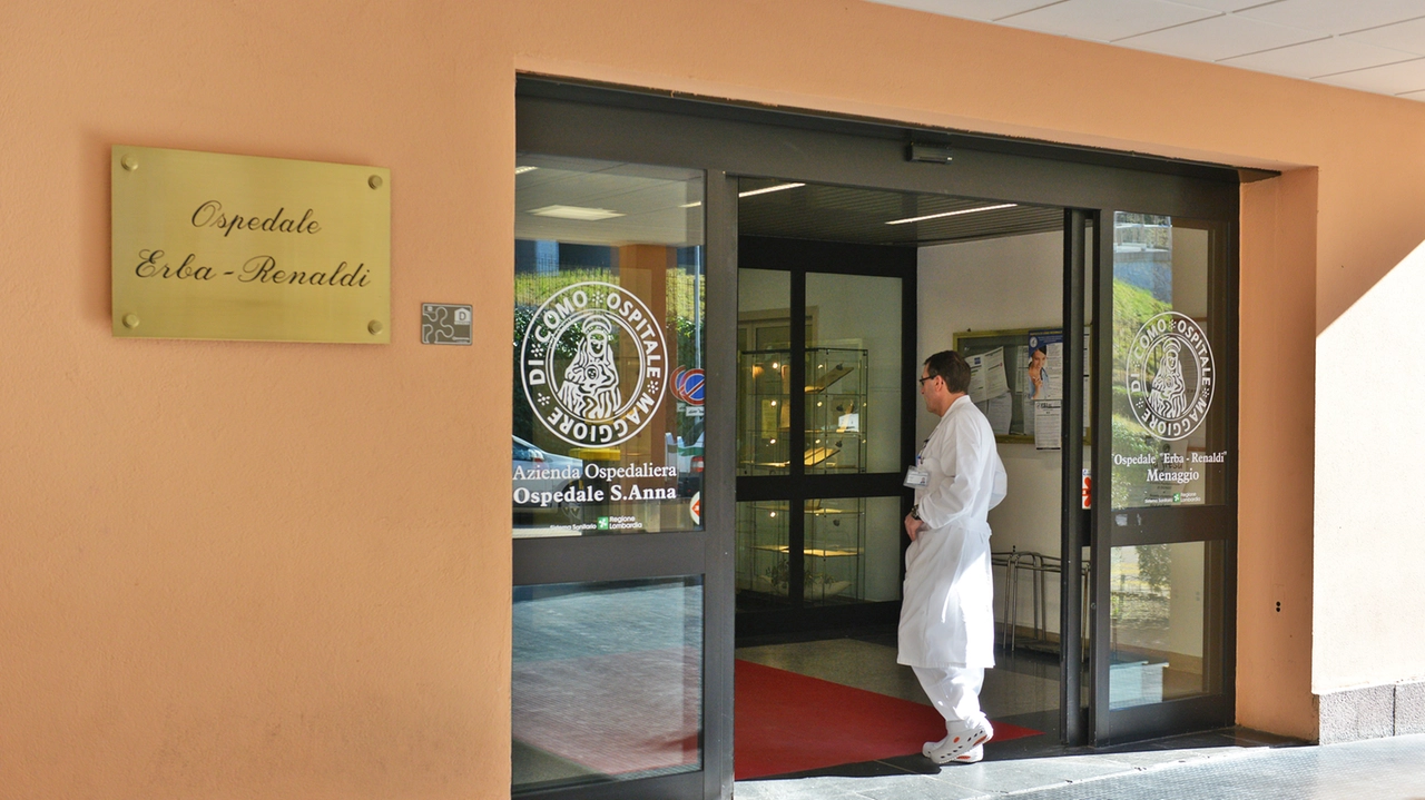 L’ingresso dell’ospedale