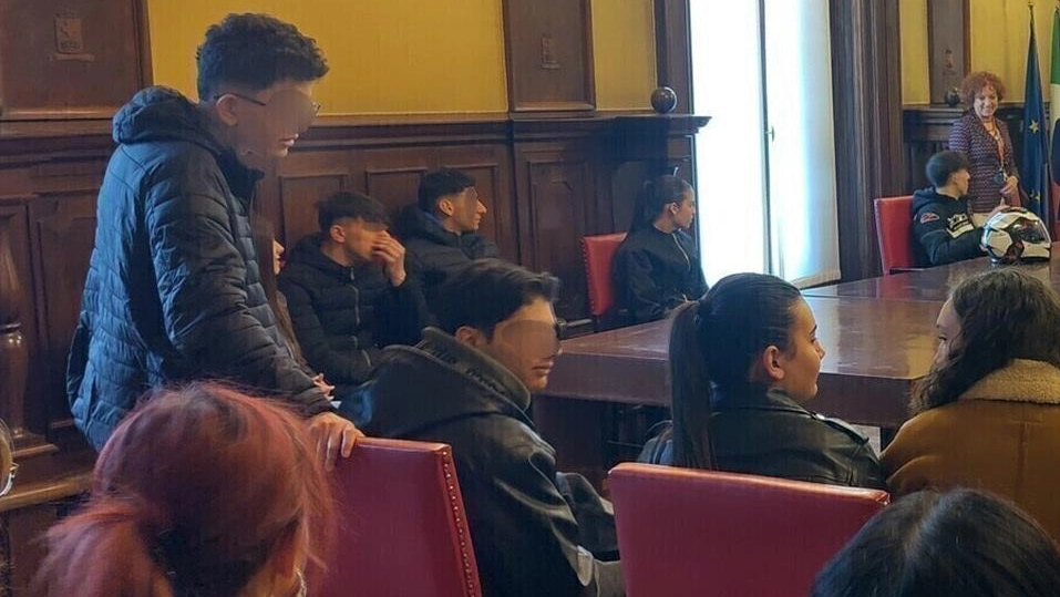 Gli studenti al progetto di legalità