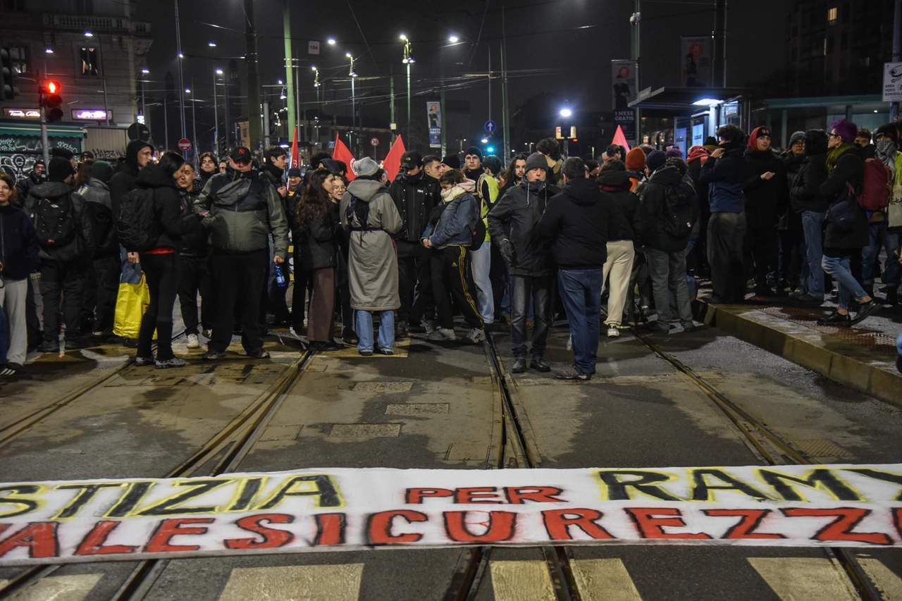 Corteo per Ramy partenza da piazza 24 maggio