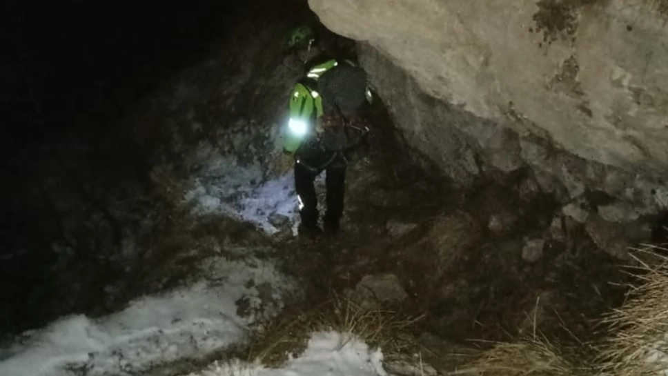 Un intervento del Soccorso alpino Un intervento del Soccorso alpino
