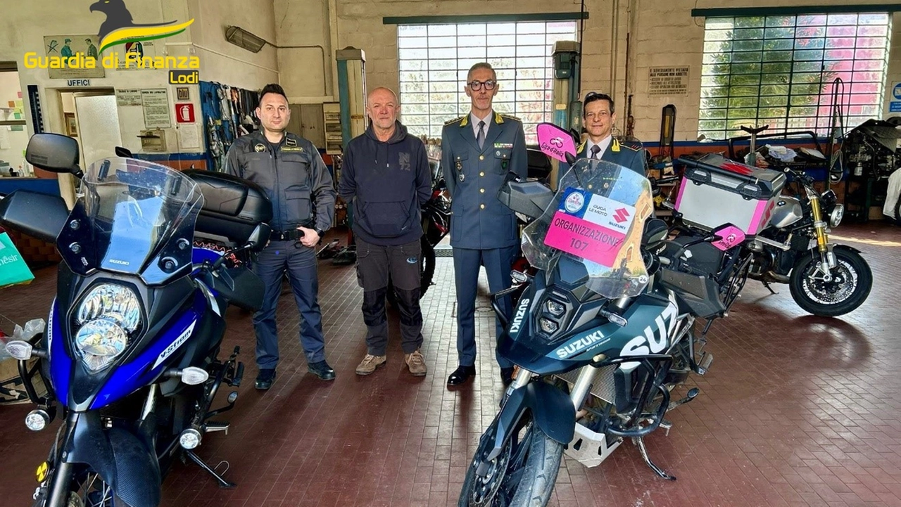 L'operazione della finanza ha permesso di recuperare le moto rubate L'operazione della finanza ha permesso di recuperare le moto rubate