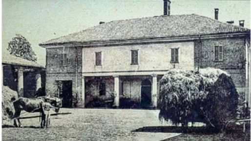 L'ala della cascina abitata dai Gogna