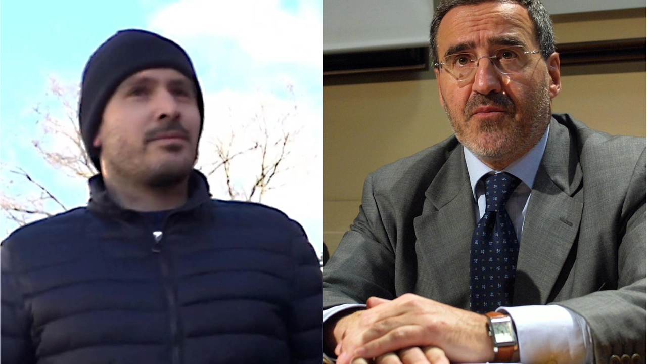 Andrea Sempio e l'ex procuratore di Pavia Mario Venditti Andrea Sempio e l'ex procuratore di Pavia Mario Venditti