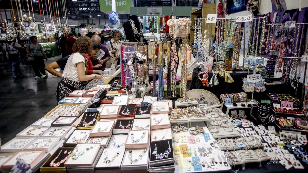 Een van de stands aanwezig op de Rho Fair, waar de wereld zich ook deze zomer tentoonstelt