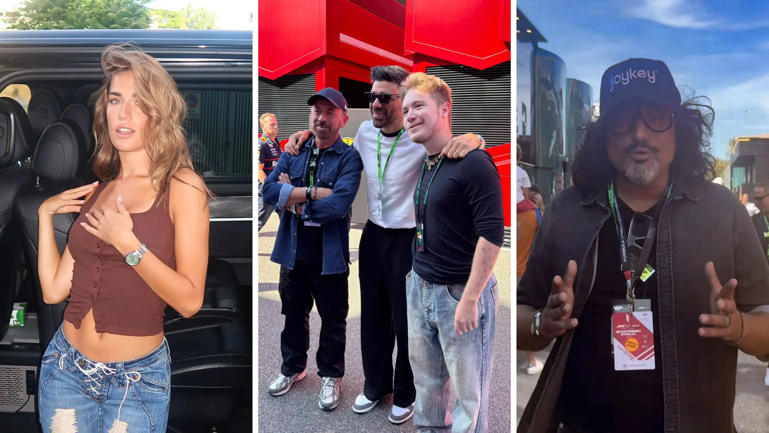 Gran Premio a Monza invaso dai vip, da Lazza e Clara Soccini a Borghese e Rose Villain: le foto delle celebrità