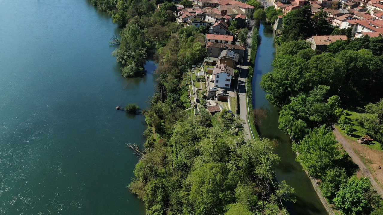 La zona tra Cassano d’Adda e Fara Gera d’Adda dove il giovane è annegato