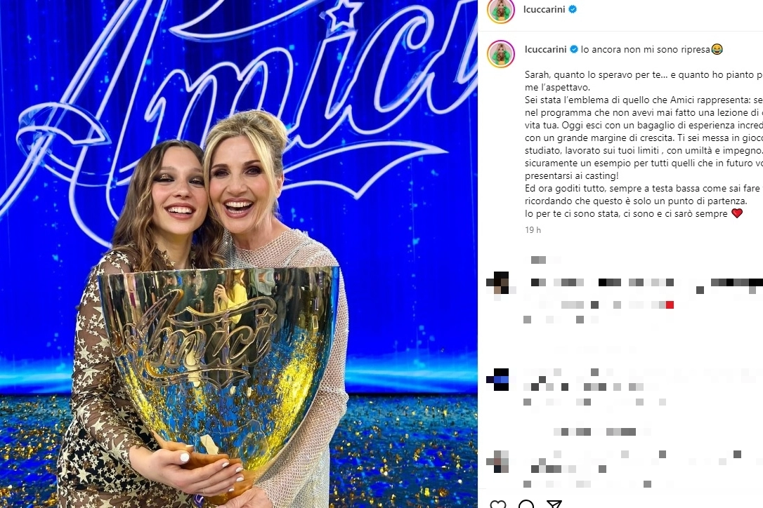 Il post di Lorella Cuccarini su Instagram (@lcuccarini)