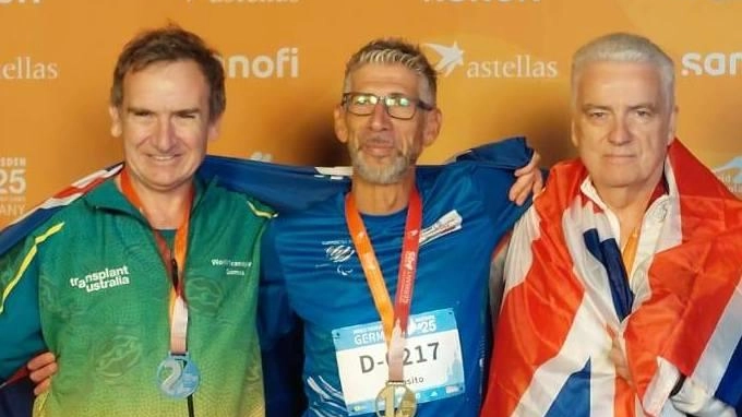 Quindici medaglie in un solo giorno. L’Italia è protagonista ai 25esimi World Transplant Games di Dresda. Sette gli ori: Marta... Quindici medaglie in un solo giorno. L’Italia è protagonista ai 25esimi World Transplant Games di Dresda. Sette gli ori: Marta...