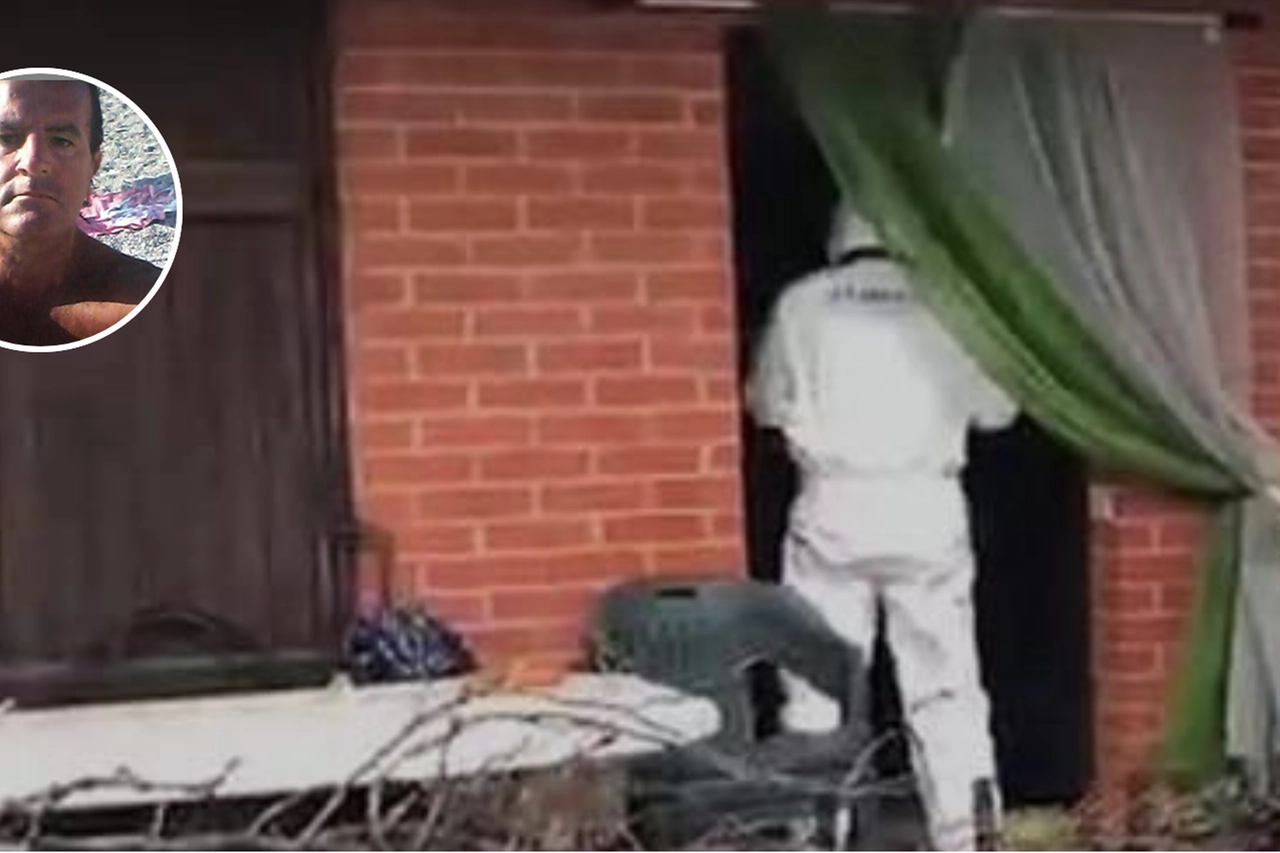 Luciano Muttoni, 58 anni, trovato morto nella villetta di via Rossini a Valbrembo