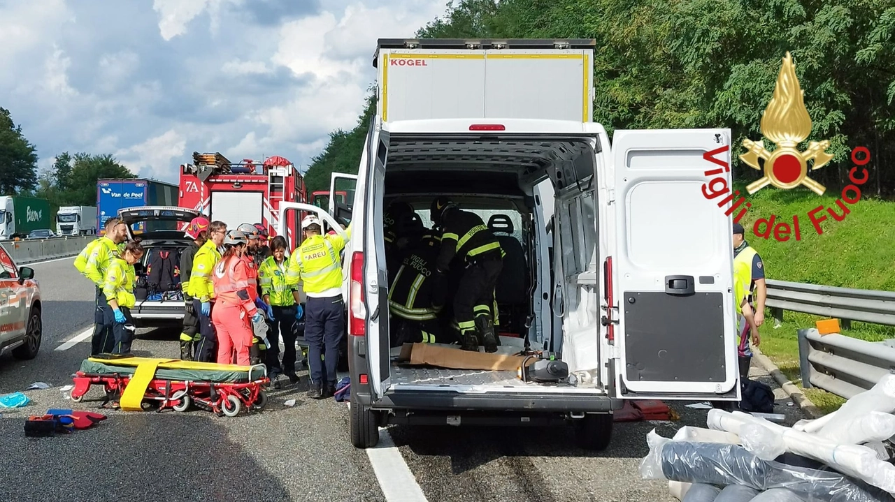 I soccorsi in autostrada