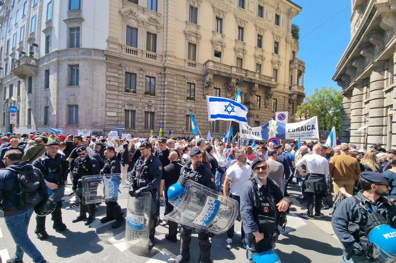 Corteo a Milano