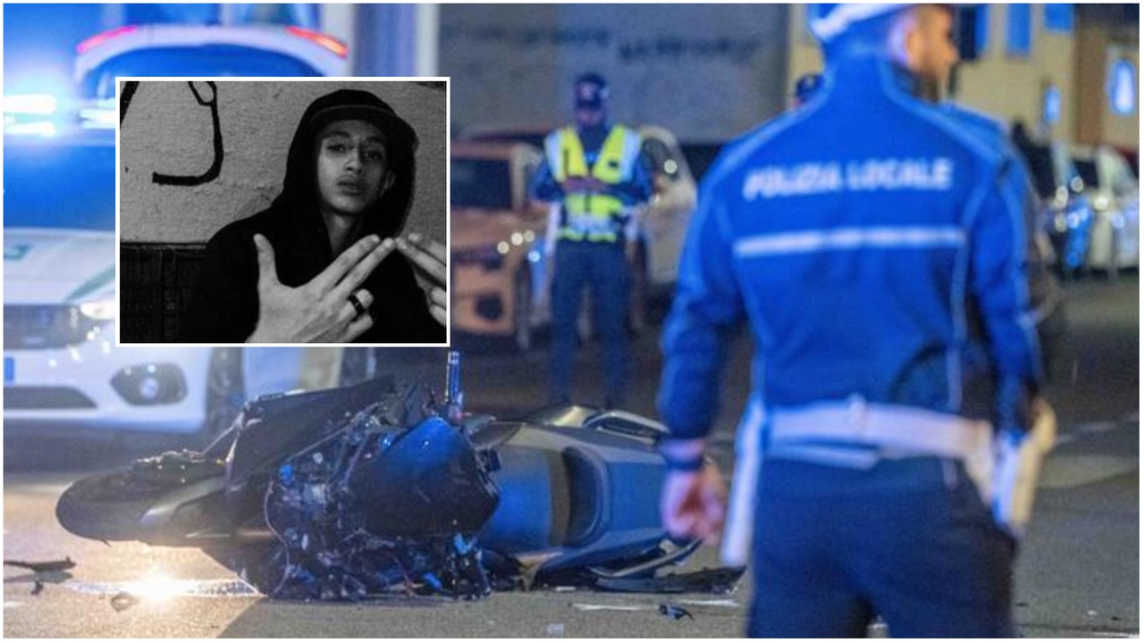 I rilievi nel luogo dell'incidente e, nel riquadro, Mahmoud Mohamed I rilievi nel luogo dell'incidente e, nel riquadro, Mahmoud Mohamed