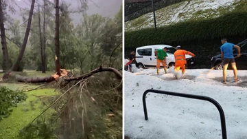 Trombe d’aria e grandinate nelle valli di Bergamo: tetti scoperchiati e alberi crollati
