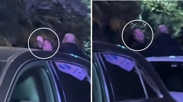 Sanremo, insultano Chiara Ferragni e Fedez “impazzisce” fuori dalla discoteca: il video dei bodyguard che lo trascinano via