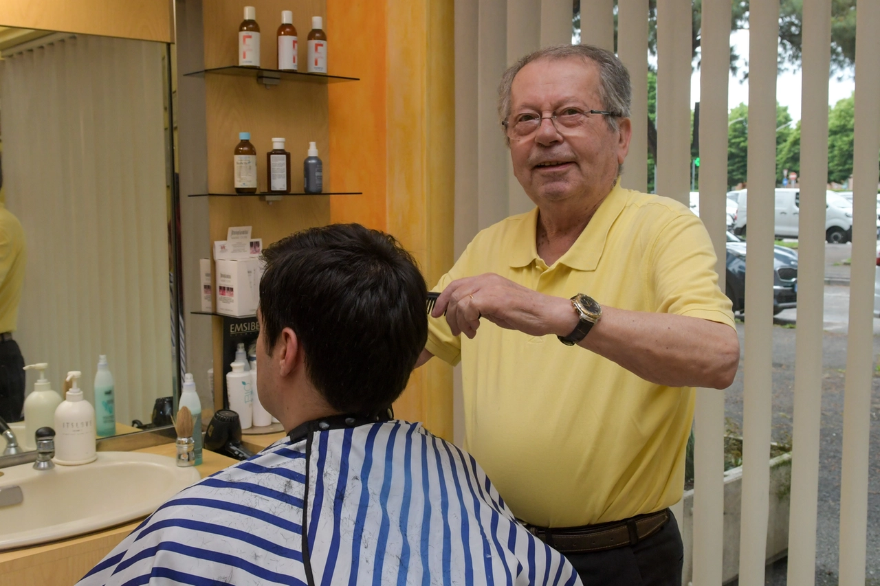 Per Gaetano Buson tagliare i capelli è come plasmare un'opera d'arte