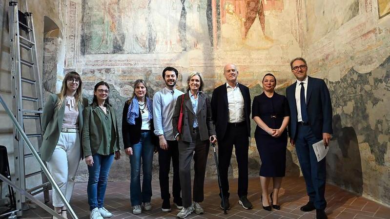 Affreschi trecenteschi. La cappella di San Salvatore si svela dopo il restauro Affreschi trecenteschi. La cappella di San Salvatore si svela dopo il restauro