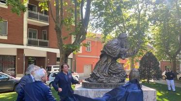San Pio V. L’inaugurazione della statua San Pio V. L’inaugurazione della statua