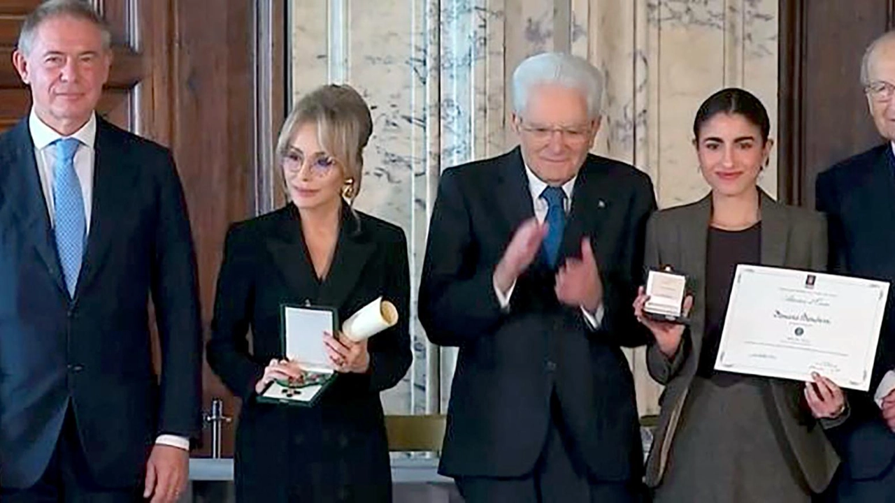 Francesca Bianchessi con il presidente Sergio Mattarella Francesca Bianchessi con il presidente Sergio Mattarella