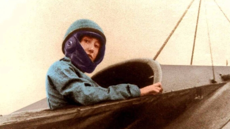 La milanese Rosina Ferrario, la prima donna italiana (e l'ottava al mondo) a diventare pilota d'aviazione nel 1913