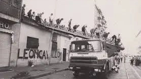 Lo storico sgombero del Leoncavallo nella vecchia sede nel 1989