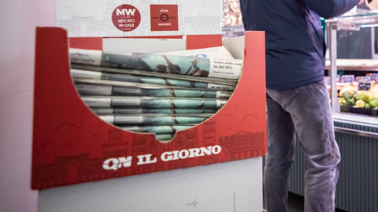 “Il Giorno“ al mercato di Wagner porta le notizie sempre più vicino ai lettori. Tutti i giorni dal lunedì al... “Il Giorno“ al mercato di Wagner porta le notizie sempre più vicino ai lettori. Tutti i giorni dal lunedì al...