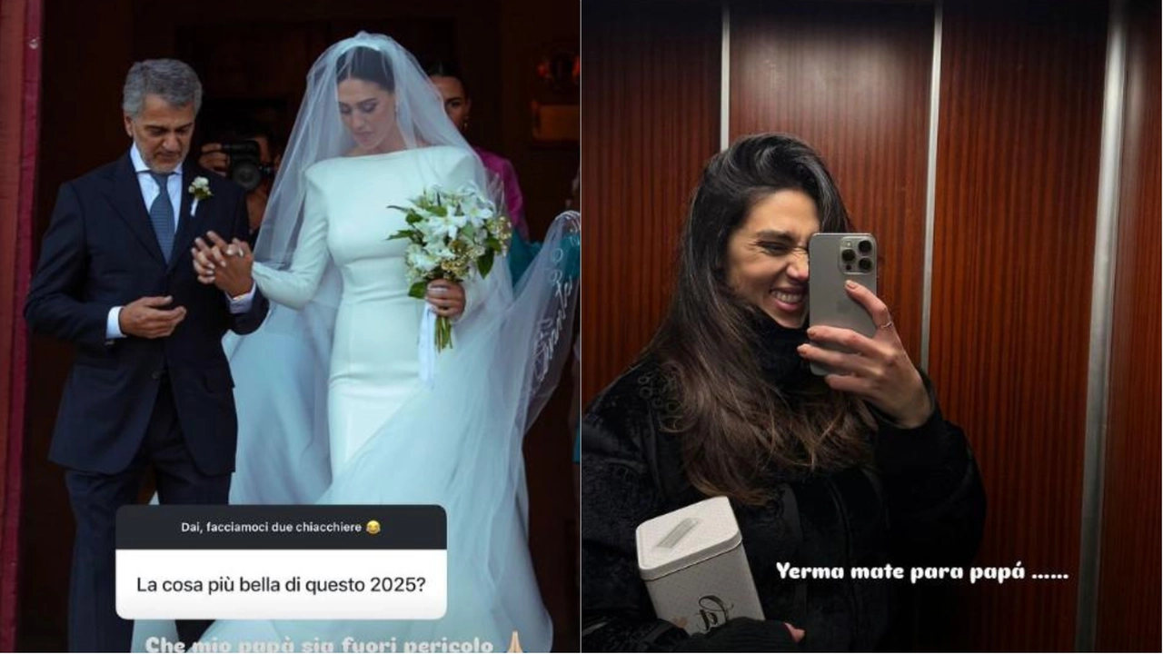 Cecilia Rodriguez insieme al padre nel giorno del matrimonio con Ignazio Moser (Instagram @chechurodriguez_real) Cecilia Rodriguez insieme al padre nel giorno del matrimonio con Ignazio Moser (Instagram @chechurodriguez_real)