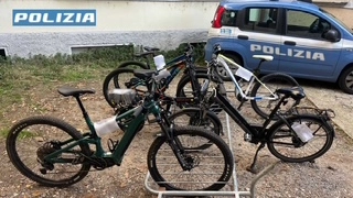 Le biciclette rubate trovate nella villetta di Castellanza