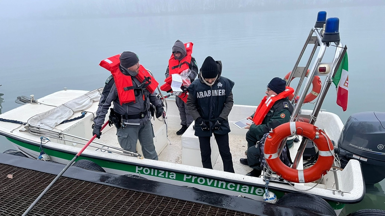 Il maxi controllo sul fiume Po è durato ore