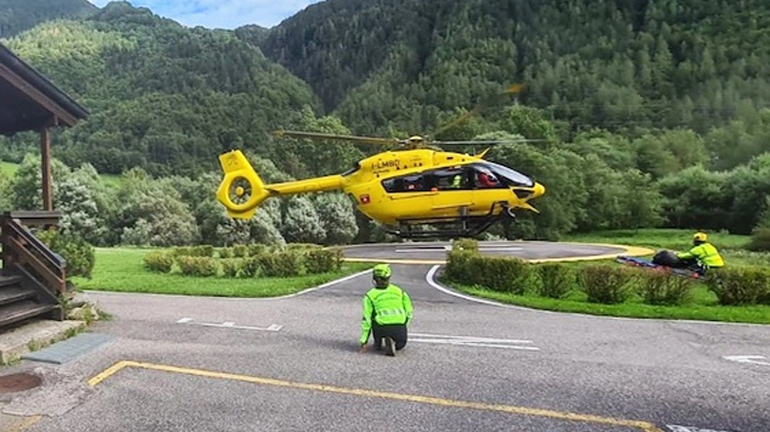 Elisoccorso in azione (foto di repertorio)