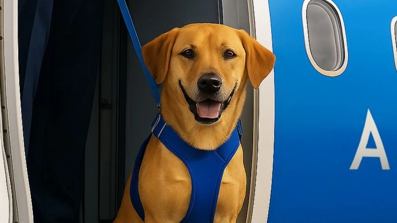 Cani di grossa taglia in cabina: Ita Airways dice sì