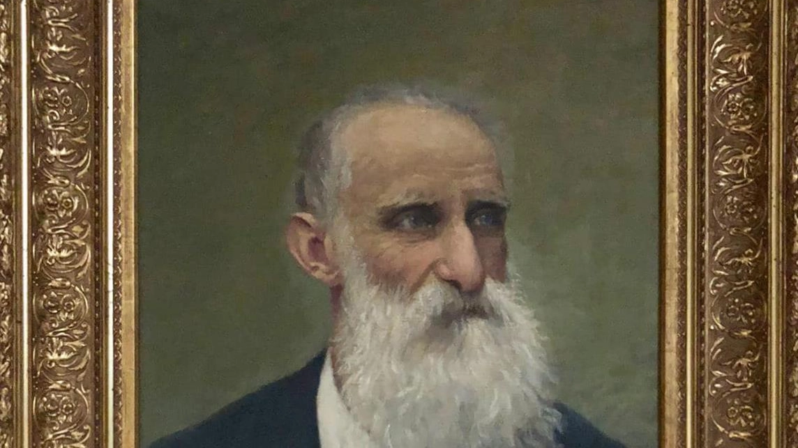 Il quadro raffigurante l’ingegner Taglioretti rubato nelle settimane scorse