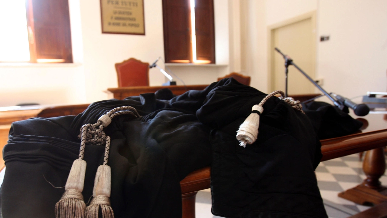 Un'aula di tribunale Un'aula di tribunale