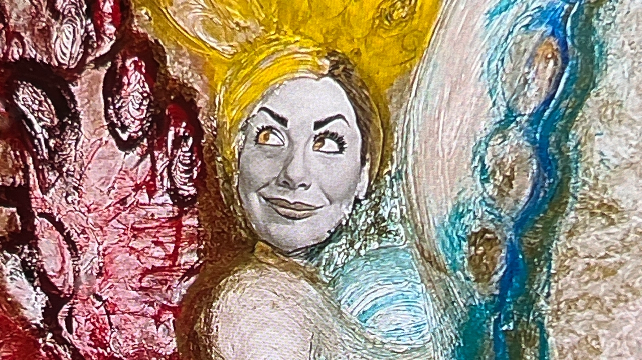 Una delle opere di Fatemeh Montazeri Una delle opere di Fatemeh Montazeri