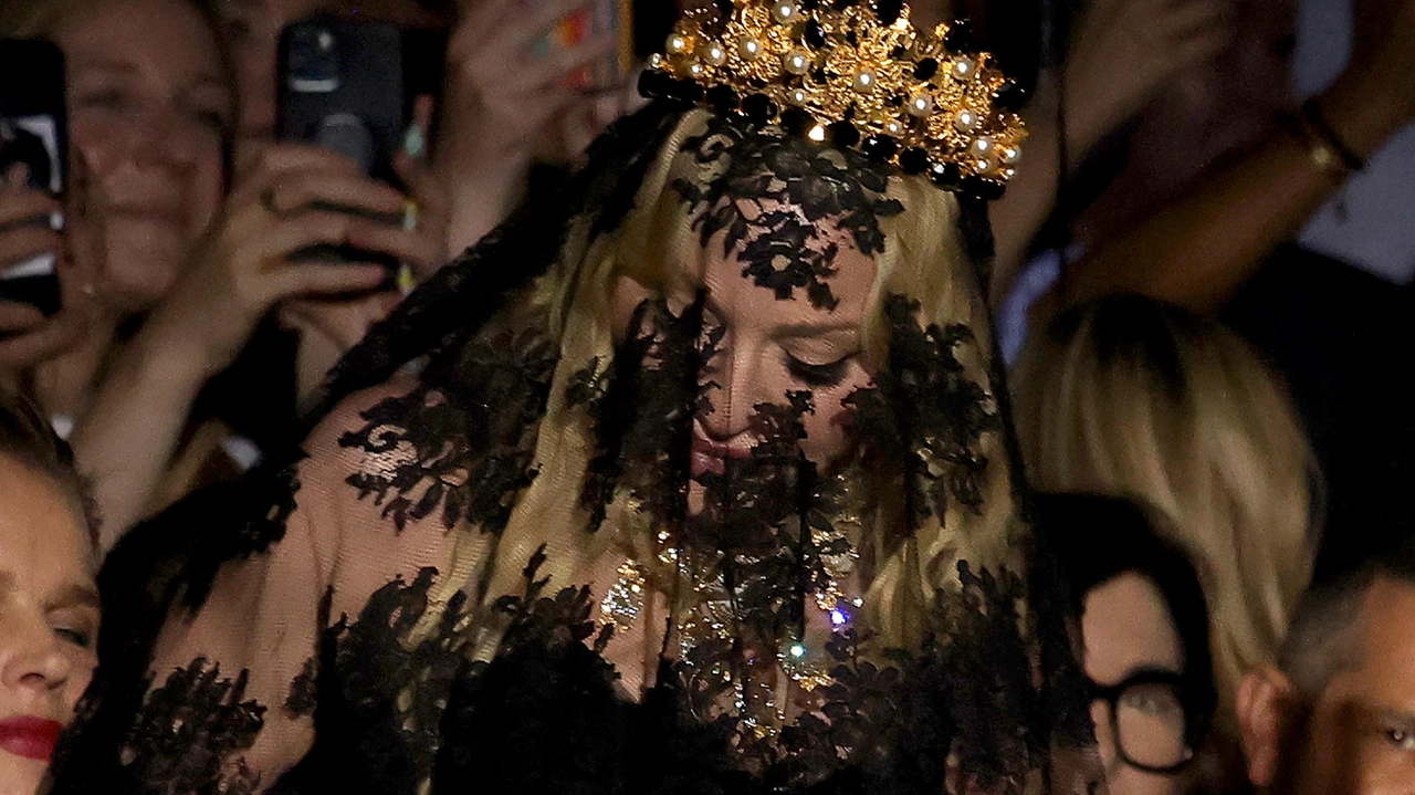 Madonna ospite d'onore alla sfilata di Dolce & Gabbana