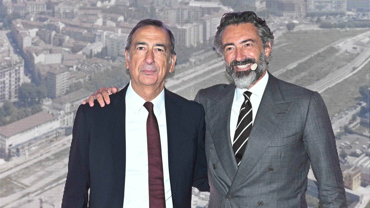 Il sindaco Giuseppe Sala e Manfredi Catella, fondatore e Ceo di Coima