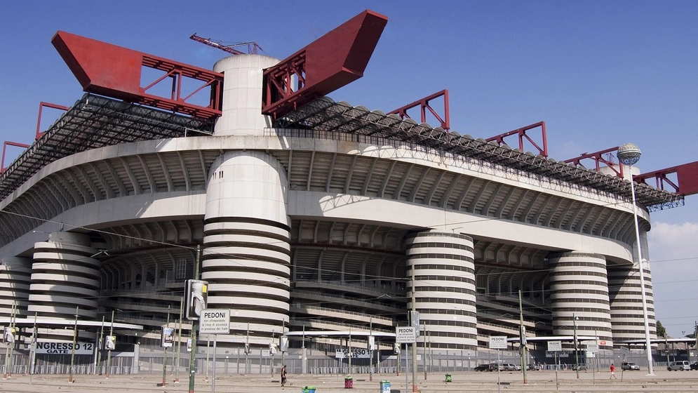 Lo stadio di San Siro a Milano