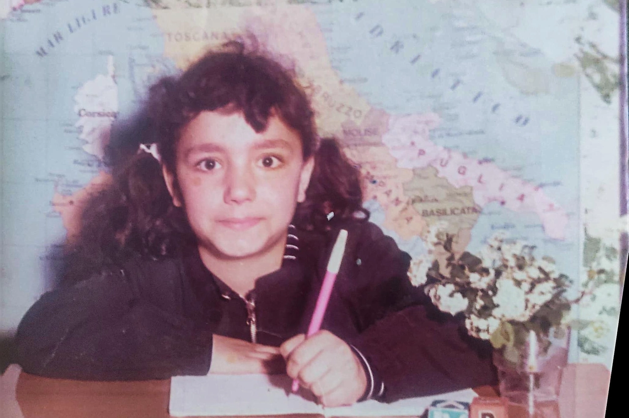 Caterina ai tempi delle scuole elementari