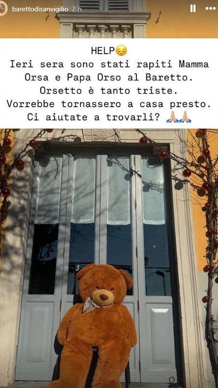 Bergamo, Baretto di San Vigilio: "Rapiti Mamma e Papà orso, aiutateci a ritrovarli"
